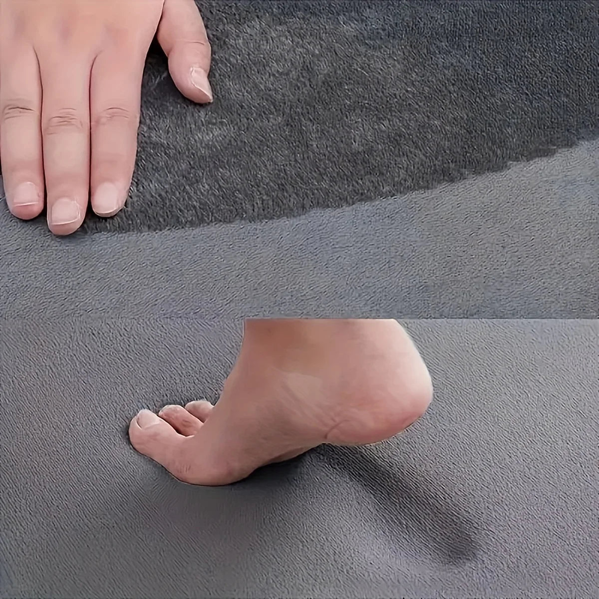 Soft plush office chair mat- non-slip floor & carpet protector