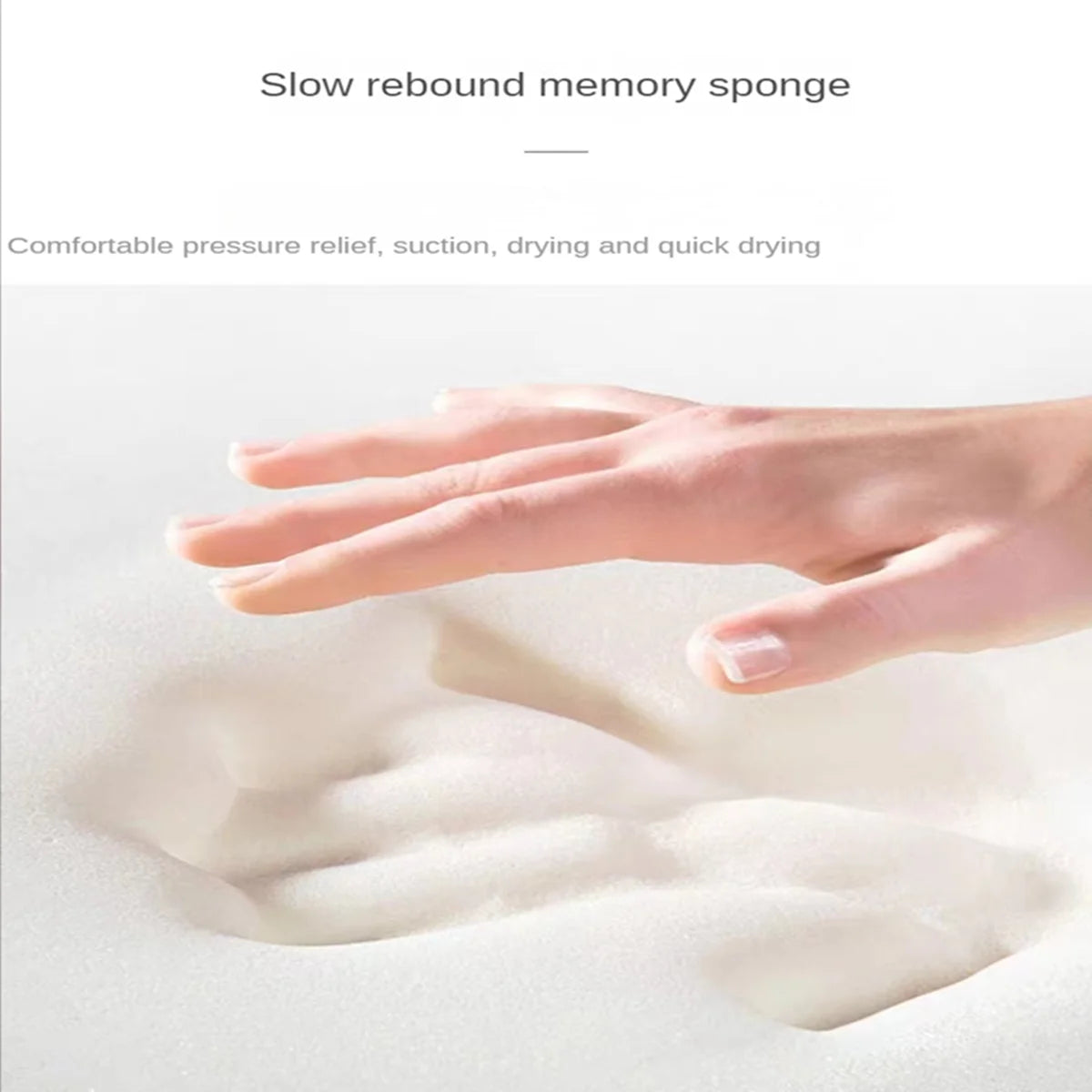 Soft absorbent non-slip bathroom mat - quick dry rug