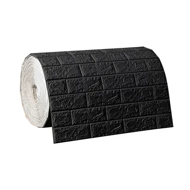 3D self- adhesive brick wallpaper- waterproof foam wall sticker