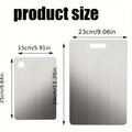 2pcs Stainless Steel Cutting Board Set - Durable, hygienic & easy to clean