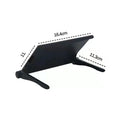 Adjustable Computer and TV Screen top storage shelf- no drill screen rack for router, remote & accessories
