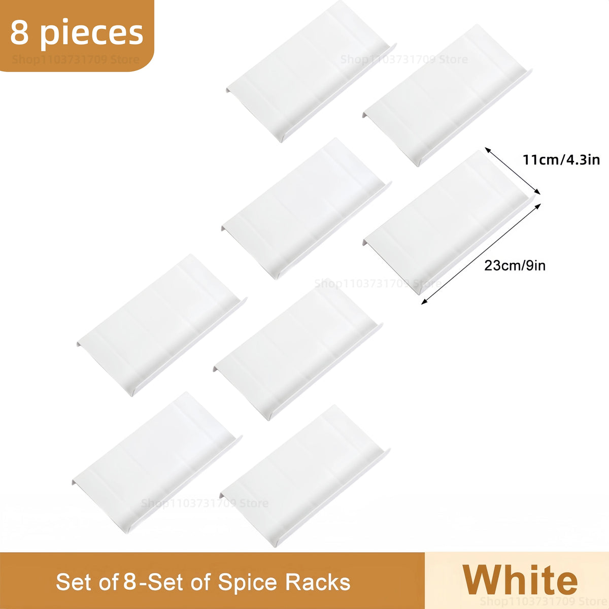 Adjustable Spice drawer organizer - Kitchen storage