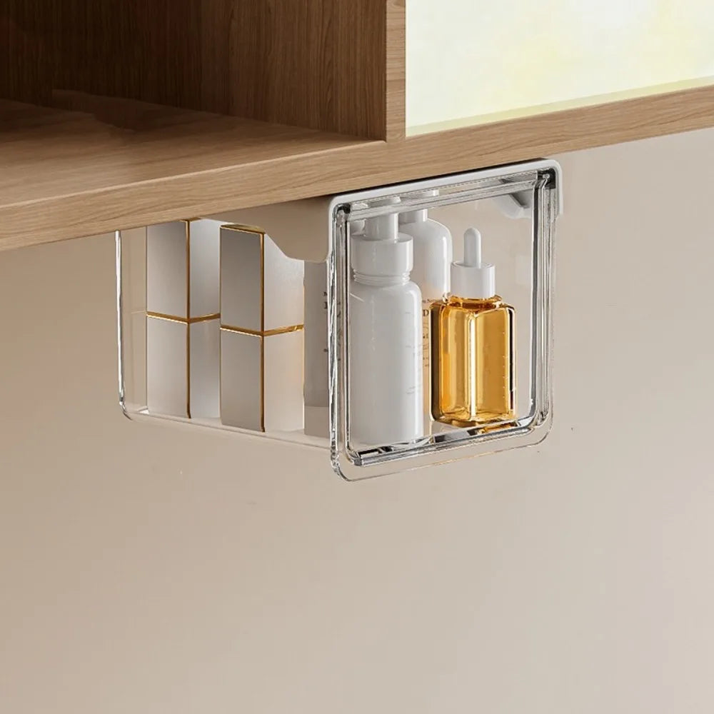Self Adhesive under shelf Storage drawer organizer