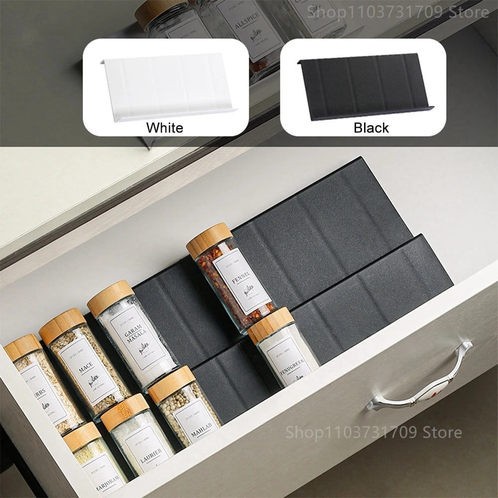 Adjustable Spice drawer organizer - Kitchen storage