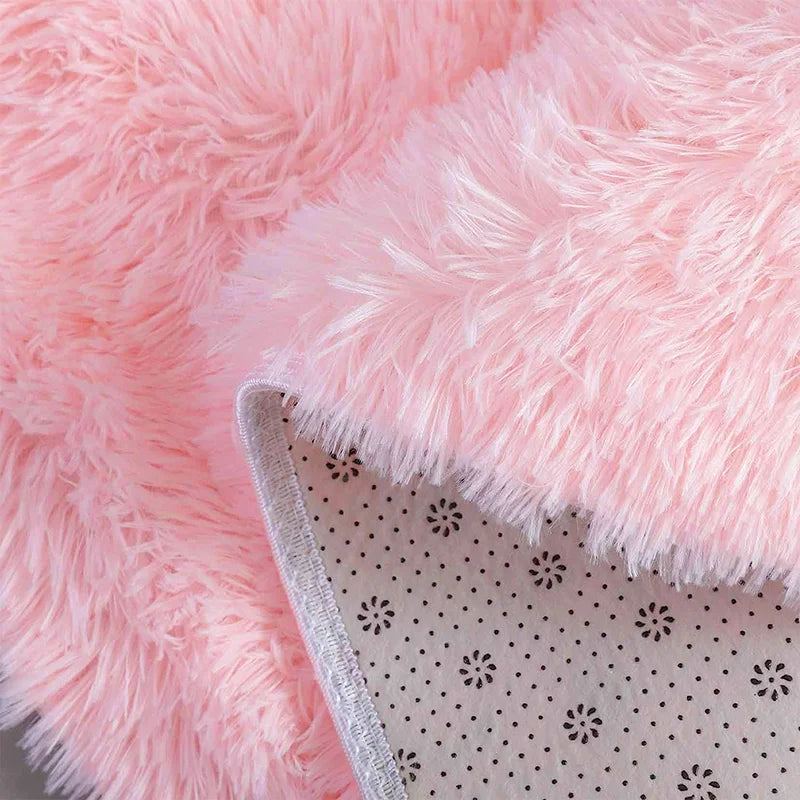 Soft Fluffy shag rug- cozy bedroom & living room carpet