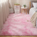 Soft Fluffy shag rug- cozy bedroom & living room carpet