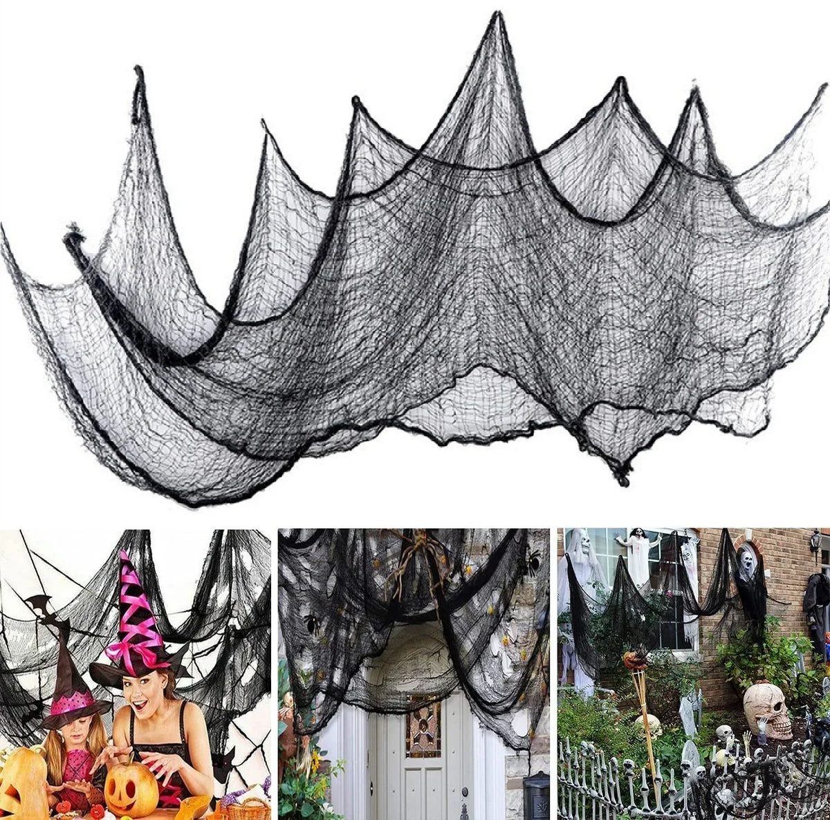 Halloween Creepy Gauze Cloth -Spooky hanging decoration