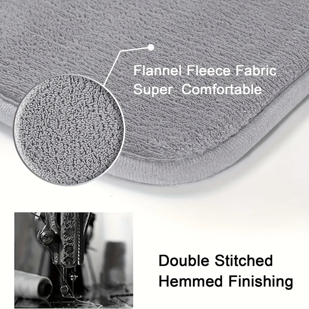 Soft plush office chair mat- non-slip floor & carpet protector