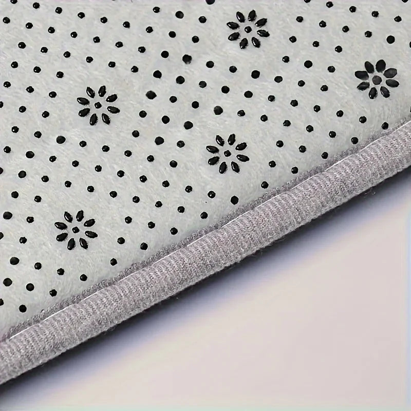Soft plush office chair mat- non-slip floor & carpet protector