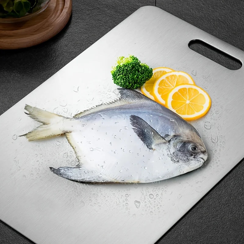 2pcs Stainless Steel Cutting Board Set - Durable, hygienic & easy to clean