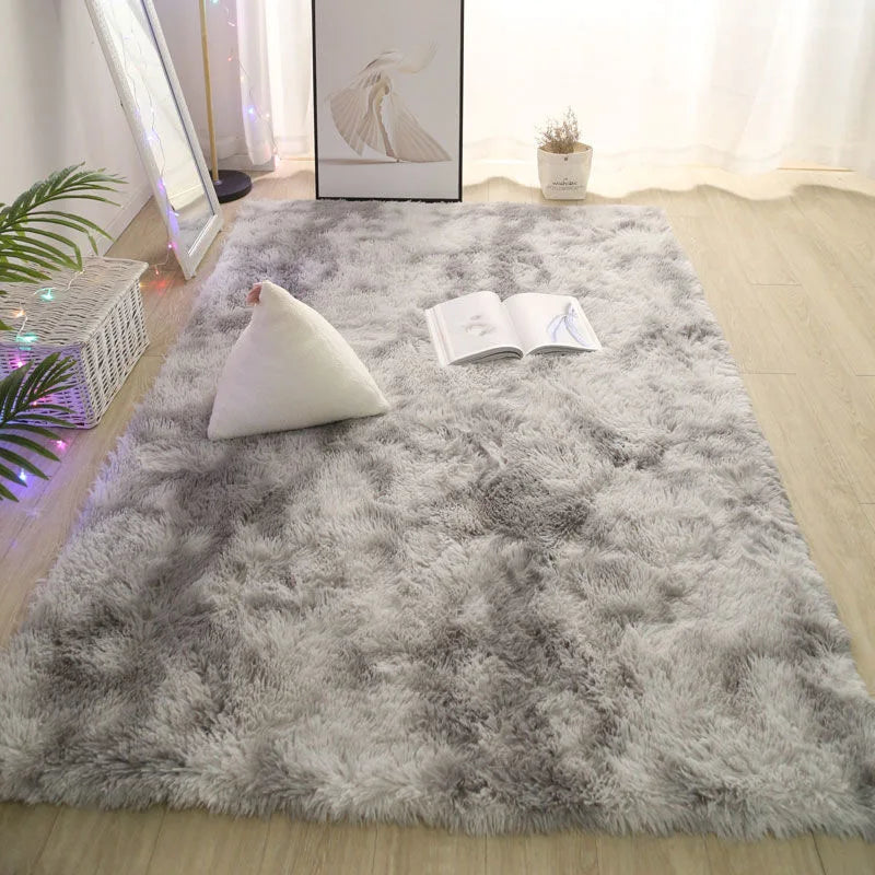Soft Fluffy shag rug- cozy bedroom & living room carpet