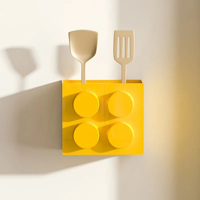 Magnetic wall- mounted storage organizer- 2 pack