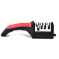 4Segment kitchen Knife Sharpener - Multi- functional handheld sharpening tool
