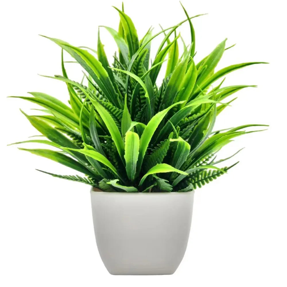 Mini  Artificial Flower Potted  plant- green home & office decor
