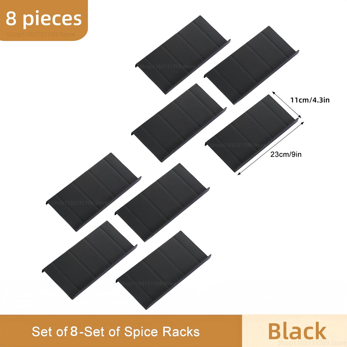 Adjustable Spice drawer organizer - Kitchen storage