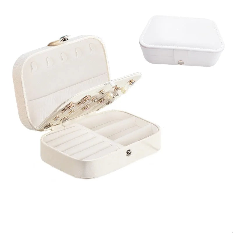 Portable  travel Jewellery organiser Box with compartments